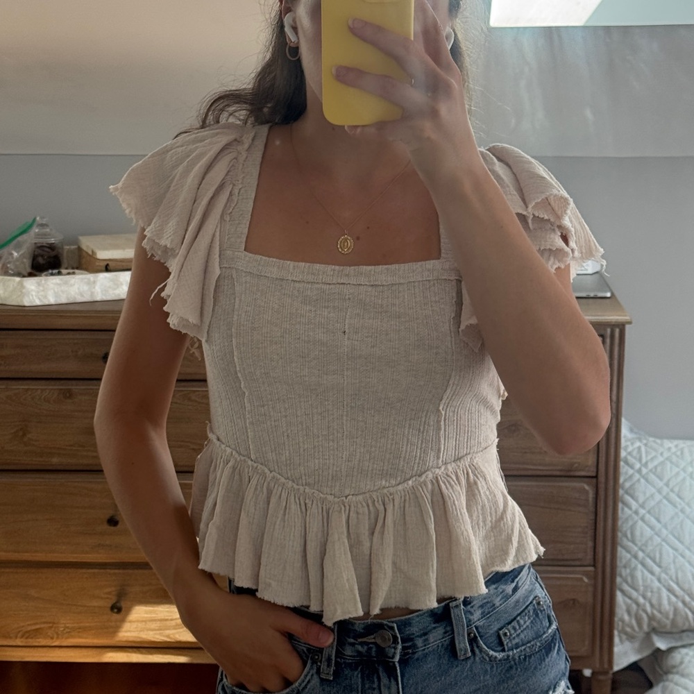 Free people neutral top